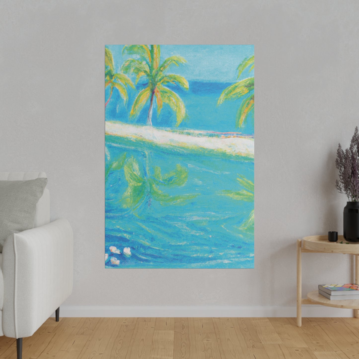 9213P - Bahamas Ocean Painting Print | Bahamas | Ocean | Beach | Poster | Home Decor | Wall Art | Canvas