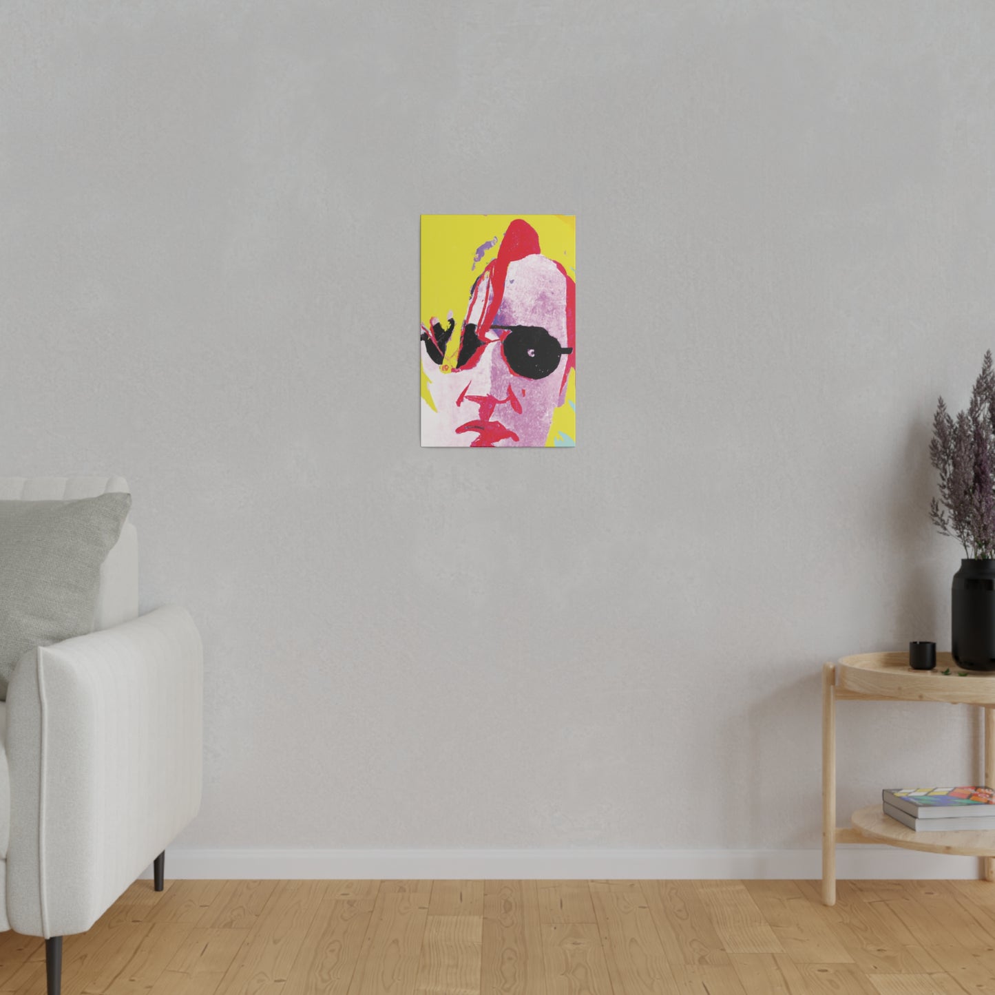 5921U - Rockstar Painting Print | Face | Abstract | Poster | Home Decor | Wall Art | Music Art | Canvas