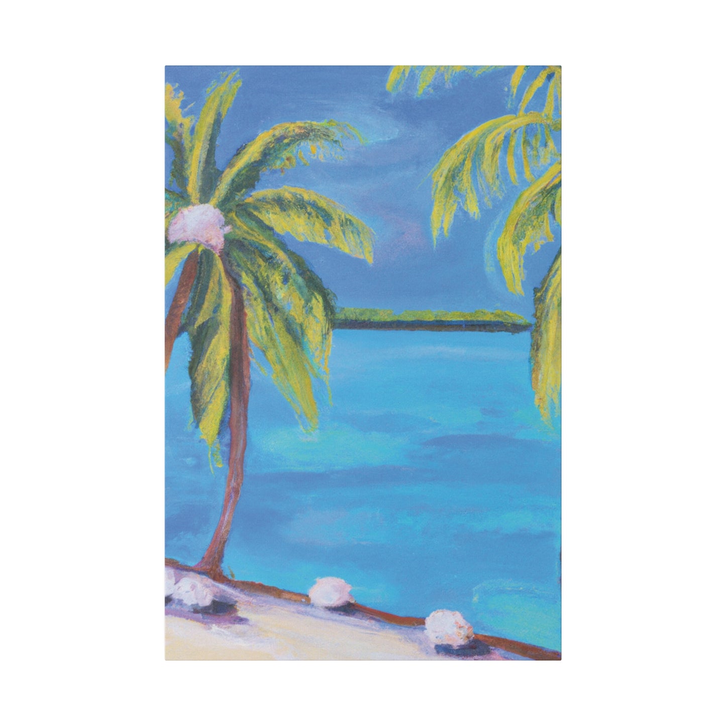 8164W - Bahamas Ocean Painting Print | Bahamas | Ocean | Beach | Poster | Home Decor | Wall Art | Canvas