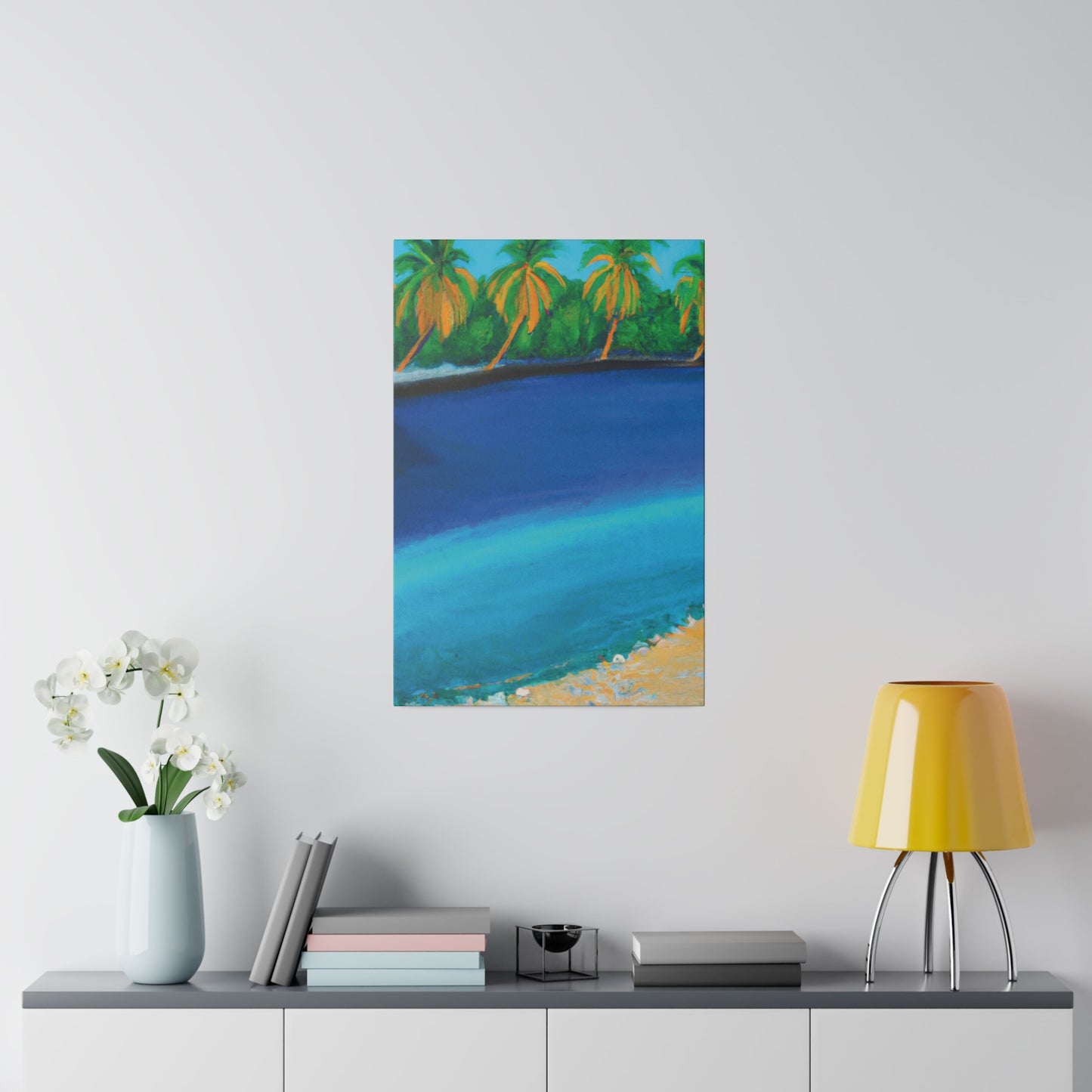 4195T - Bahamas Ocean Painting Print | Bahamas | Ocean | Beach | Poster | Home Decor | Wall Art | Canvas