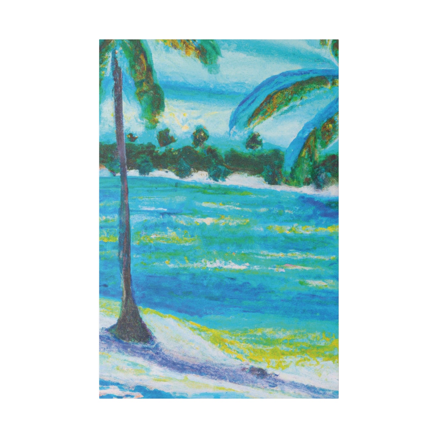 5874R - Bahamas Ocean Painting Print | Bahamas | Ocean | Beach | Poster | Home Decor | Wall Art | Canvas