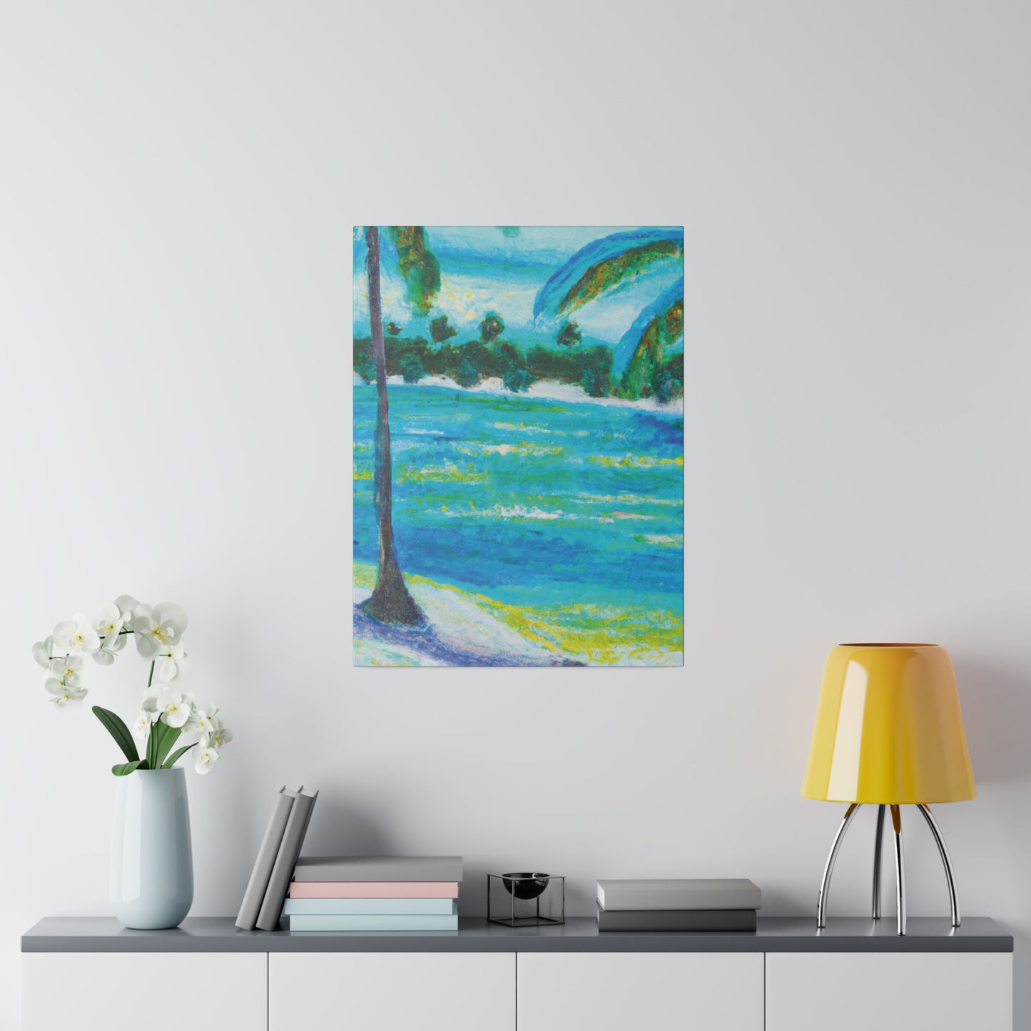 5874R - Bahamas Ocean Painting Print | Bahamas | Ocean | Beach | Poster | Home Decor | Wall Art | Canvas