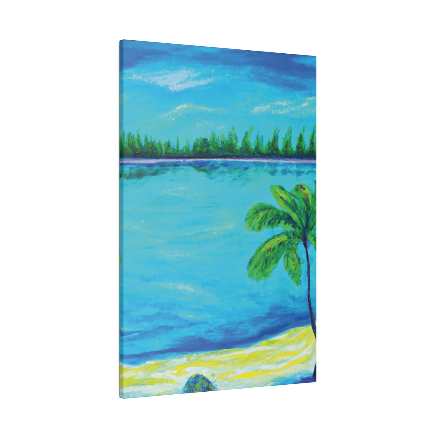 7122L - Bahamas Ocean Painting Print | Bahamas | Ocean | Beach | Poster | Home Decor | Wall Art | Canvas