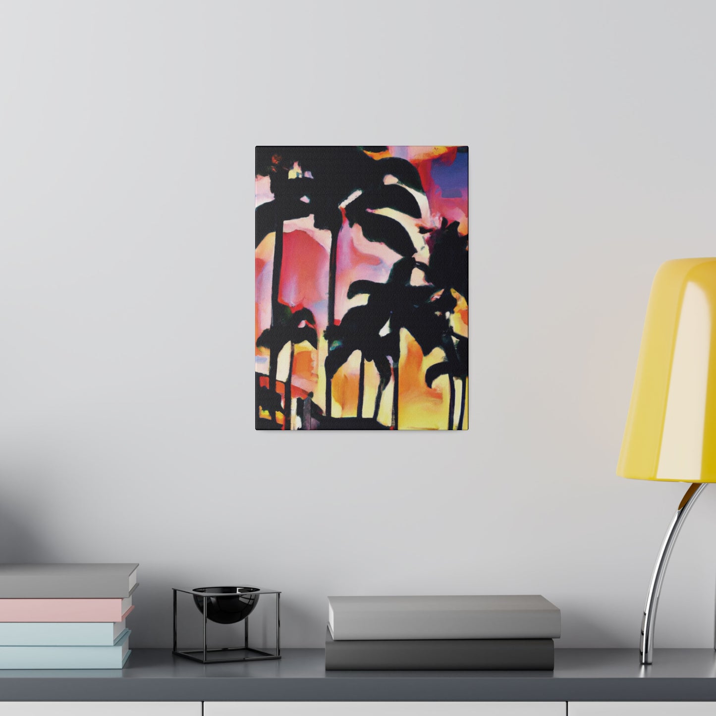 4986G - Miami Beach Sunset Painting Print | Miami | Beach | Sunset | Poster | Home Decor | Wall Art | Canvas