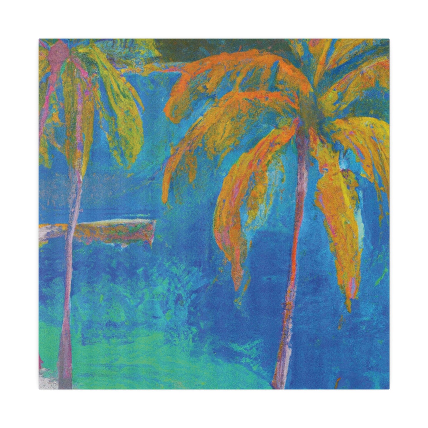 5481T - Bahamas Ocean Painting Print | Bahamas | Ocean | Beach | Poster | Home Decor | Wall Art | Canvas