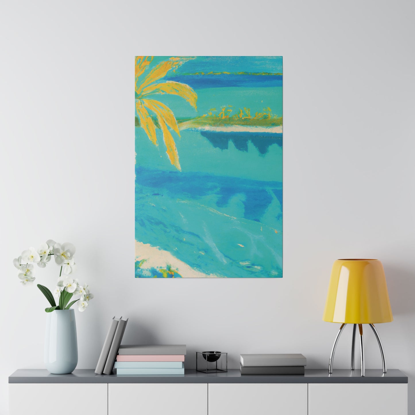 9110Q - Bahamas Ocean Painting Print | Bahamas | Ocean | Beach | Poster | Home Decor | Wall Art | Canvas