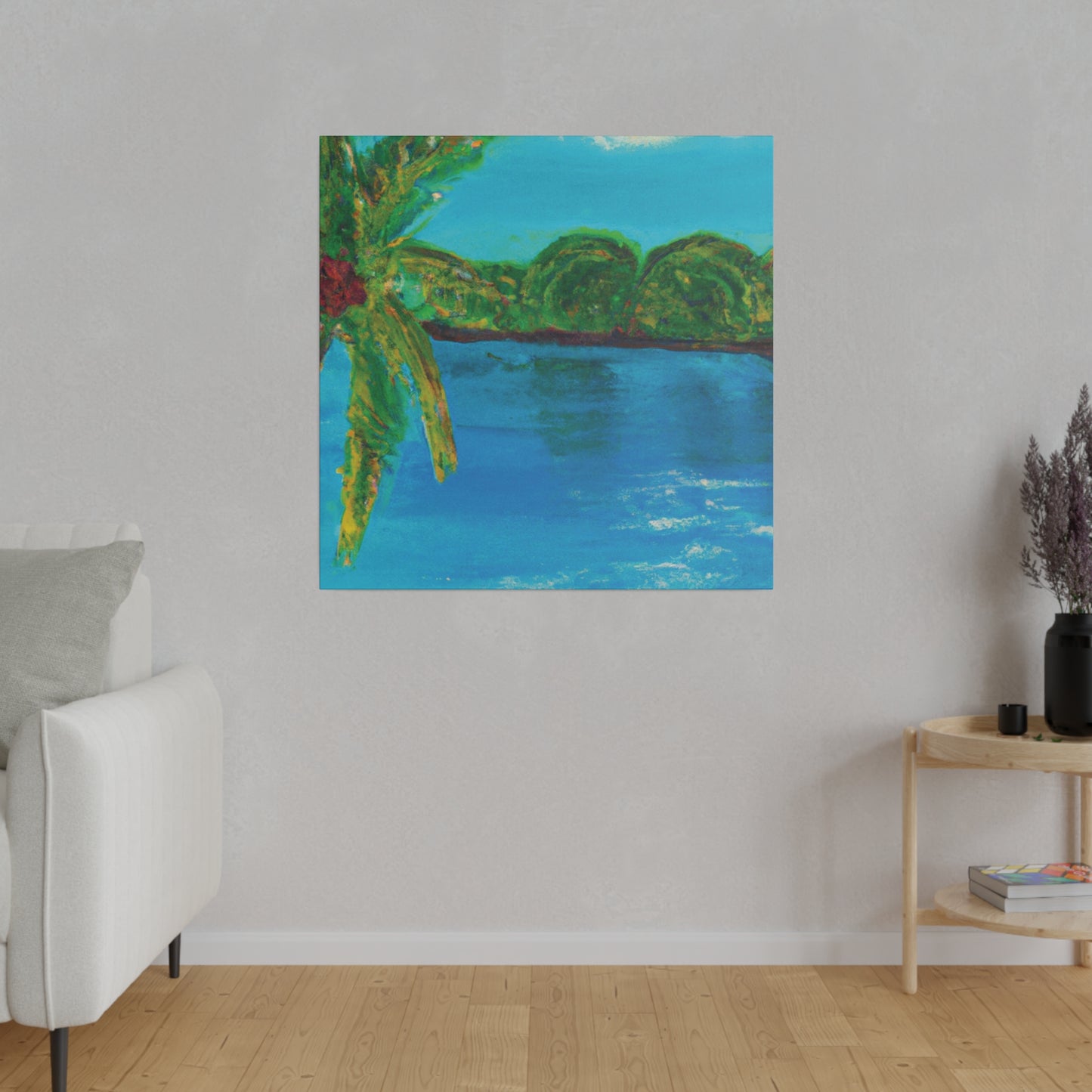 4245A - Bahamas Ocean Painting Print | Bahamas | Ocean | Beach | Poster | Home Decor | Wall Art | Canvas