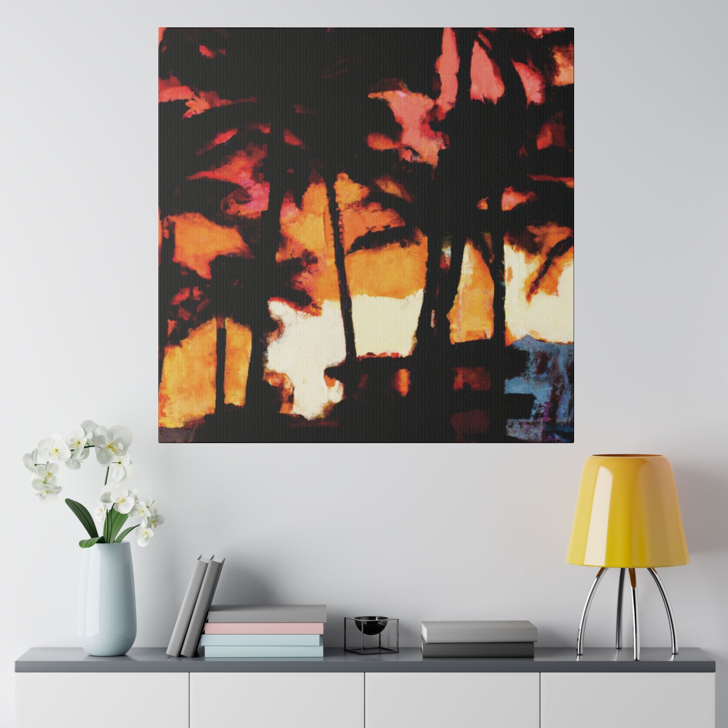 8498K - Miami Beach Sunset Painting Print | Miami | Beach | Sunset | Poster | Home Decor | Wall Art | Canvas