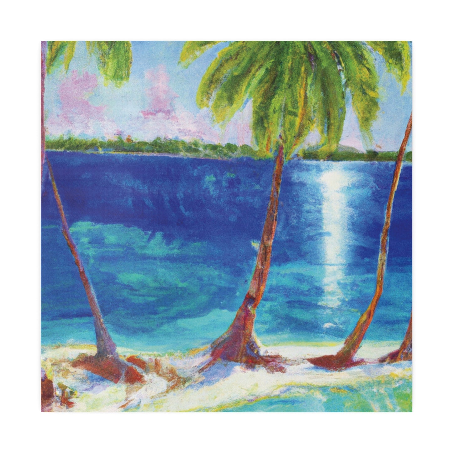 391F - Bahamas Ocean Painting Print | Bahamas | Ocean | Beach | Poster | Home Decor | Wall Art | Canvas