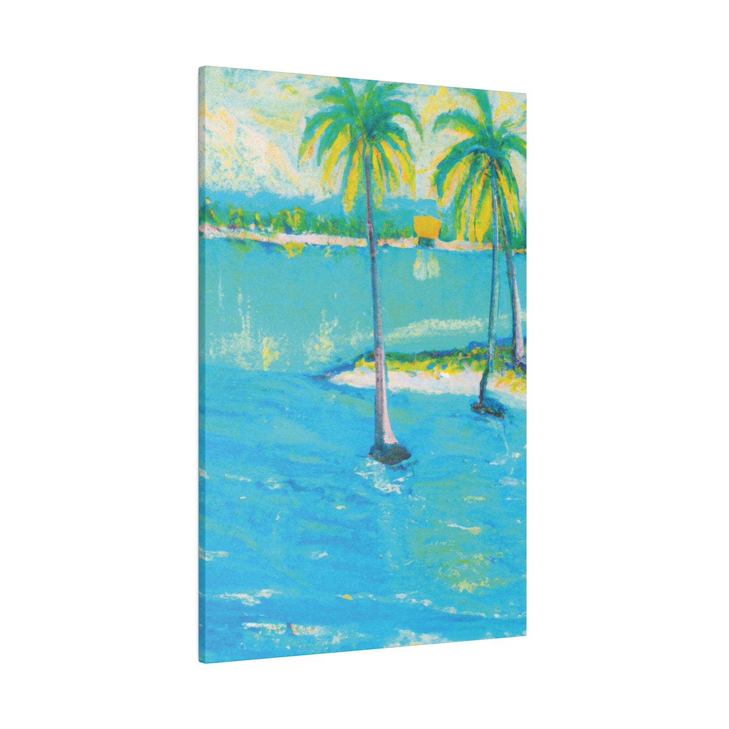 9652X - Bahamas Ocean Painting Print | Bahamas | Ocean | Beach | Poster | Home Decor | Wall Art | Canvas