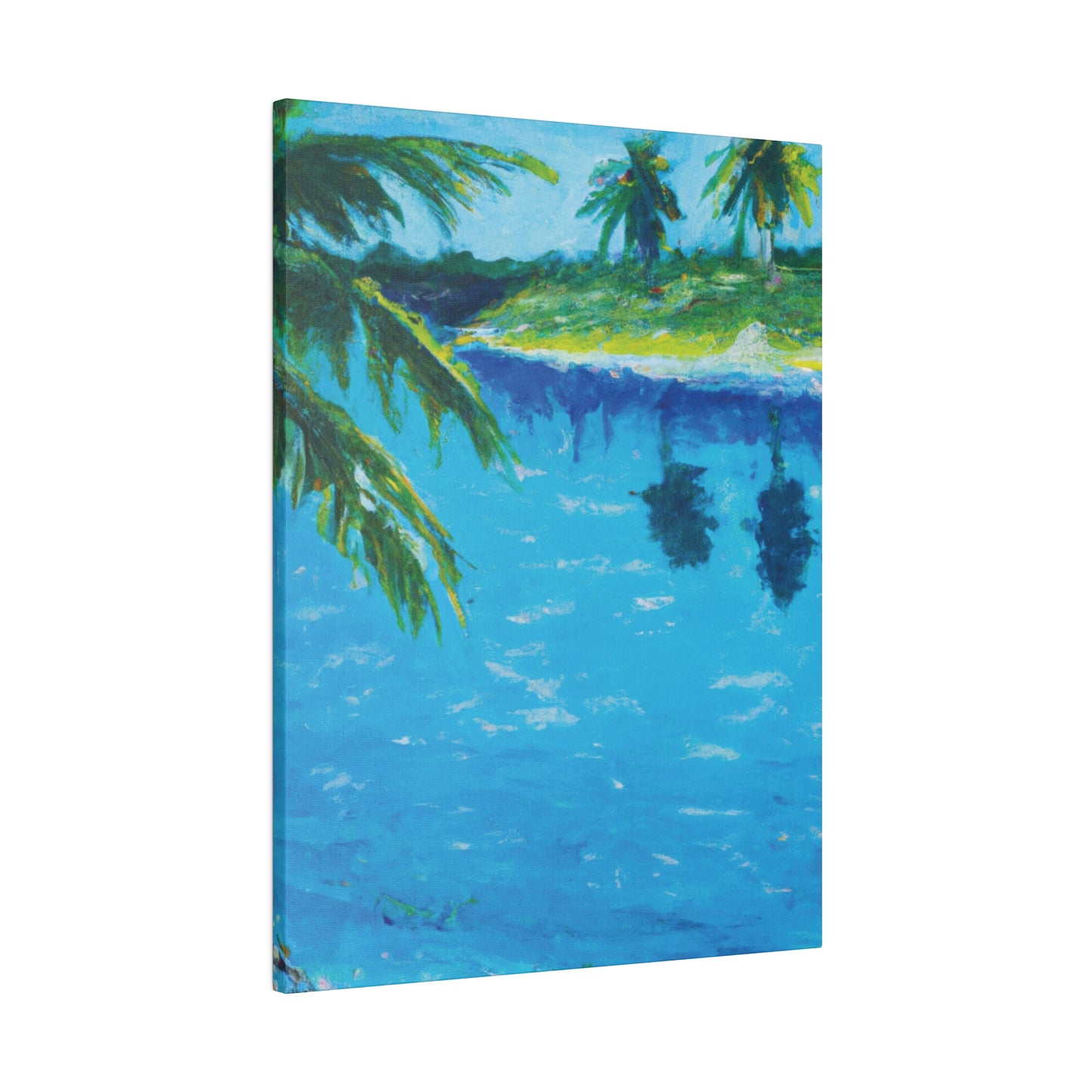 4568T - Bahamas Ocean Painting Print | Bahamas | Ocean | Beach | Poster | Home Decor | Wall Art | Canvas