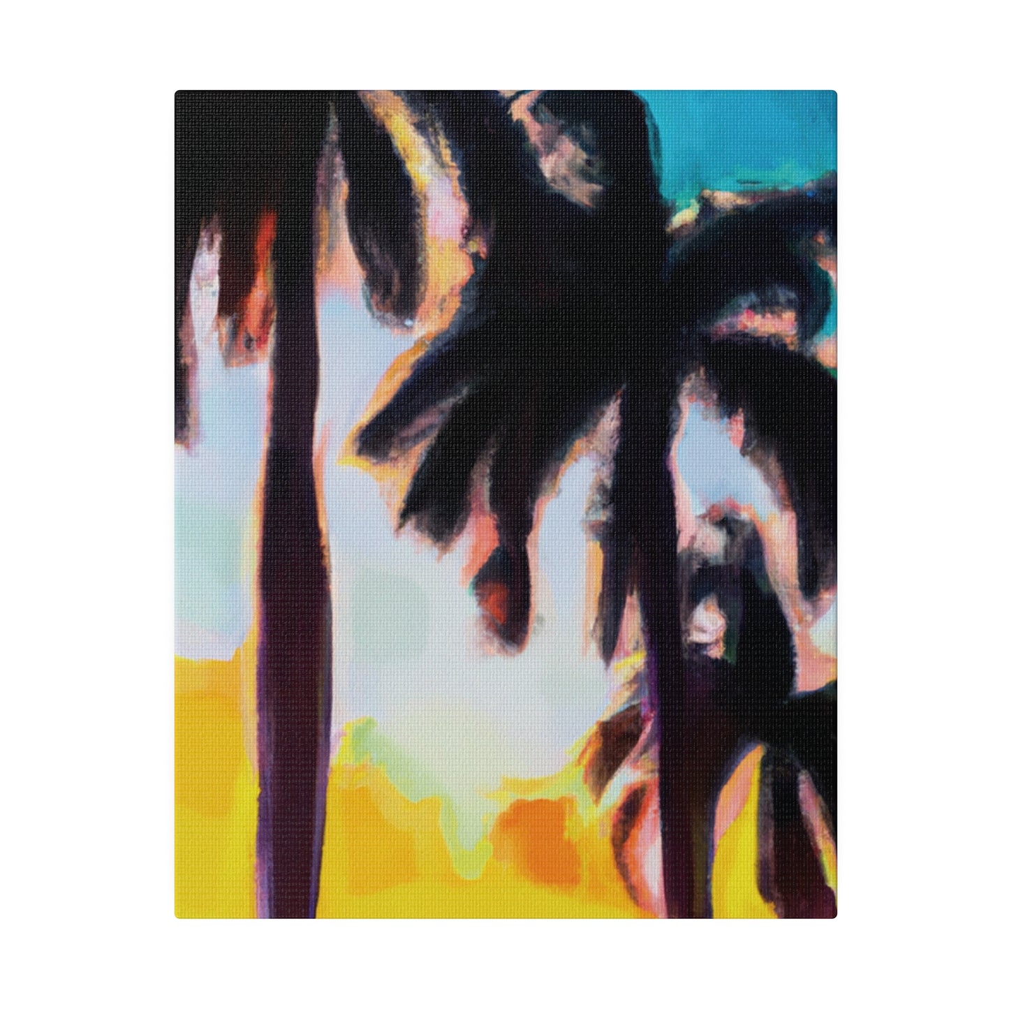 5485W - Miami Beach Sunset Painting Print | Miami | Beach | Sunset | Poster | Home Decor | Wall Art | Canvas