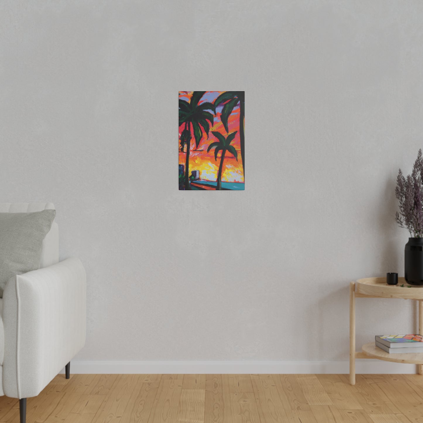 5471R - Miami Beach Sunset Painting Print | Miami | Beach | Sunset | Poster | Home Decor | Wall Art | Canvas