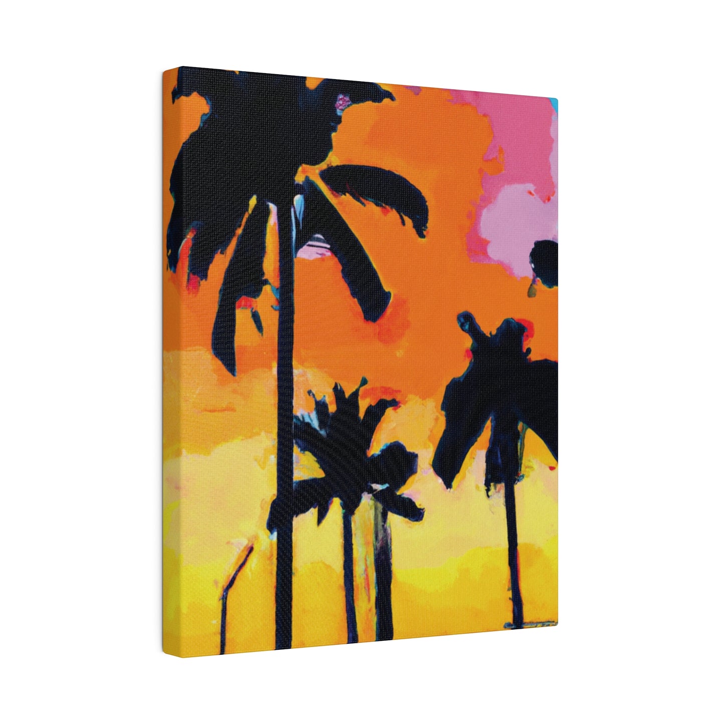 2956A - Miami Beach Sunset Painting Print | Miami | Beach | Sunset | Poster | Home Decor | Wall Art | Canvas