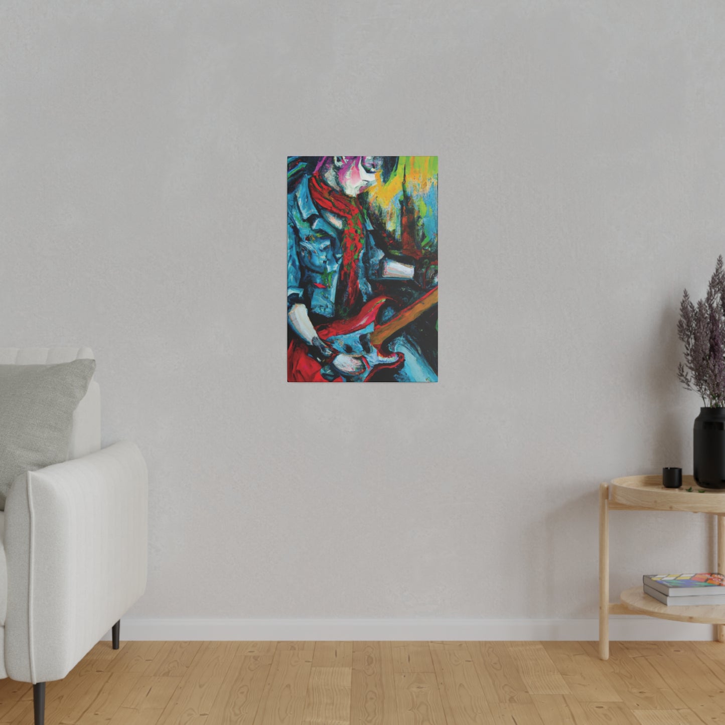 8367D - Rockstar Oil Painting Style Print | Poster | Home Decor | Wall Art | Music Art | Canvas