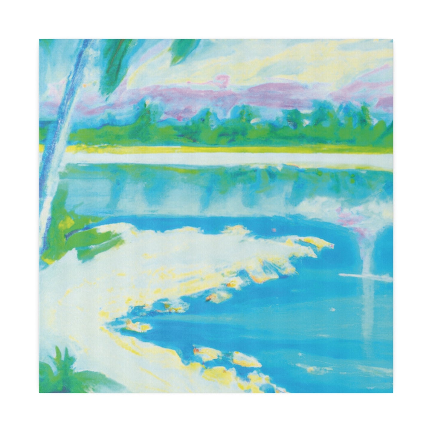 4501F - Bahamas Ocean Painting Print | Bahamas | Ocean | Beach | Poster | Home Decor | Wall Art | Canvas