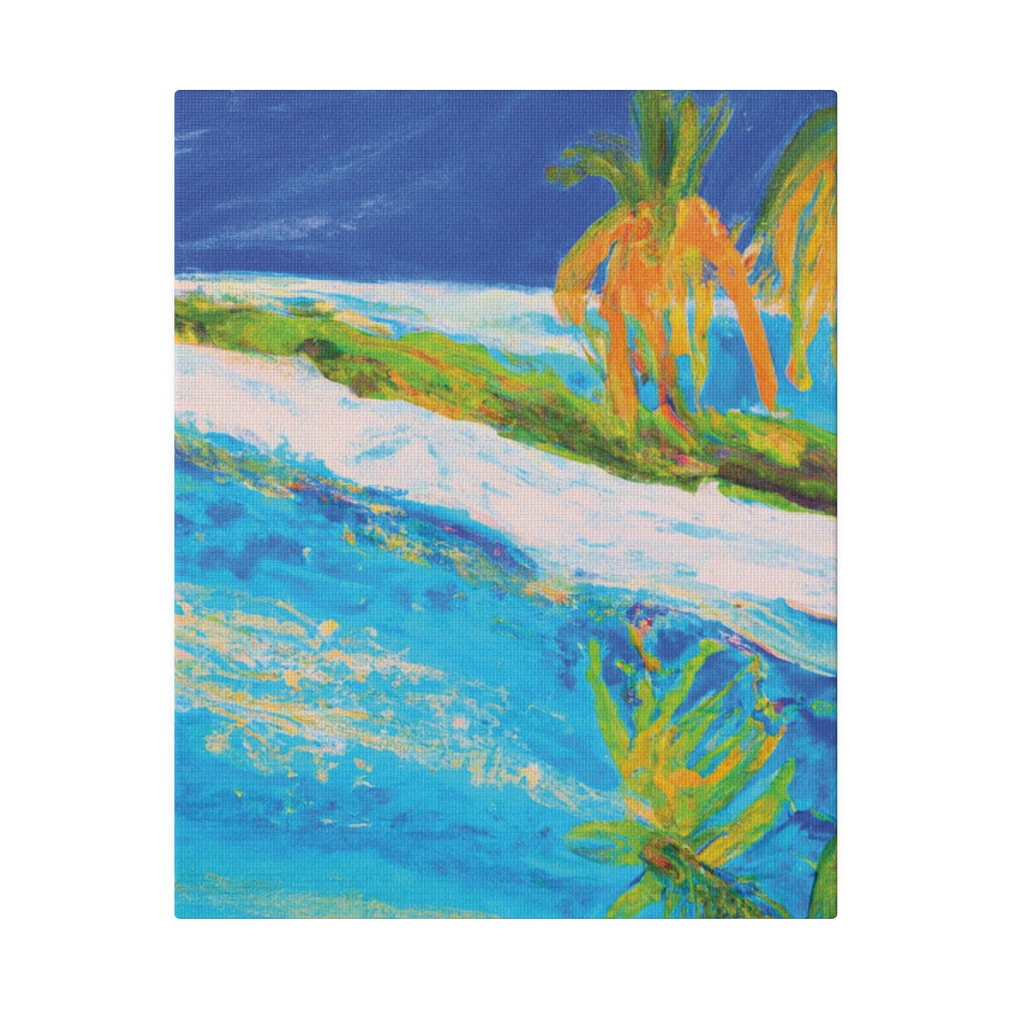 7697G - Bahamas Ocean Painting Print | Bahamas | Ocean | Beach | Poster | Home Decor | Wall Art | Canvas