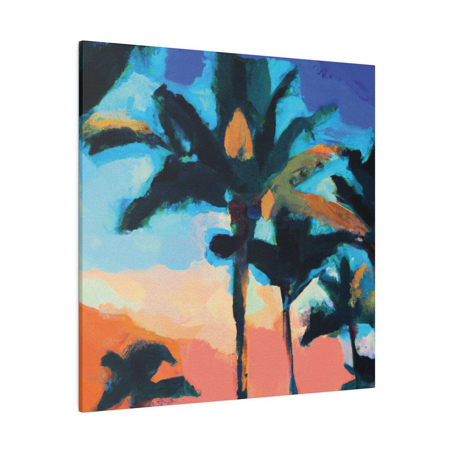 5637G - Miami Beach Sunset Painting Print | Miami | Beach | Sunset | Poster | Home Decor | Wall Art | Canvas