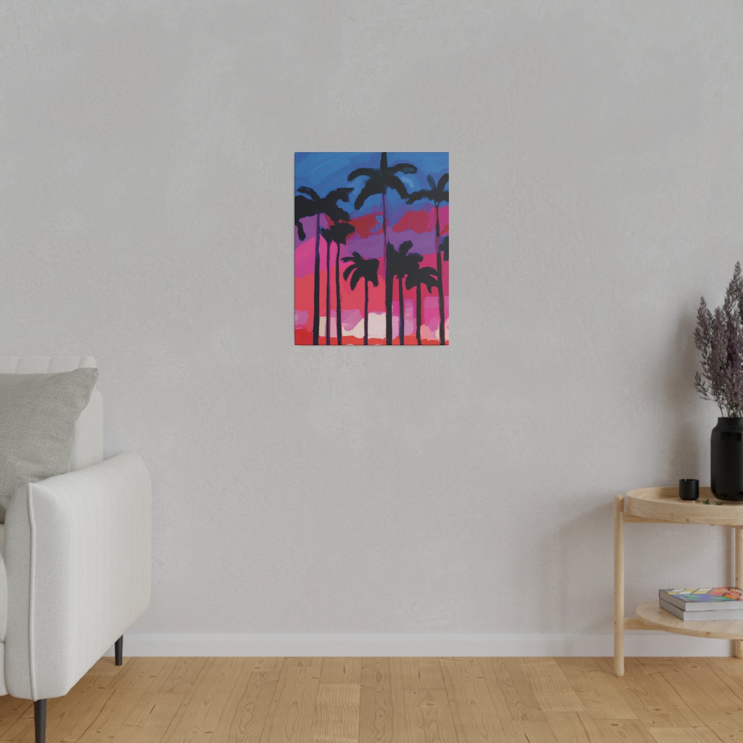 7245Y - Miami Beach Sunset Painting Print | Miami | Beach | Sunset | Poster | Home Decor | Wall Art | Canvas