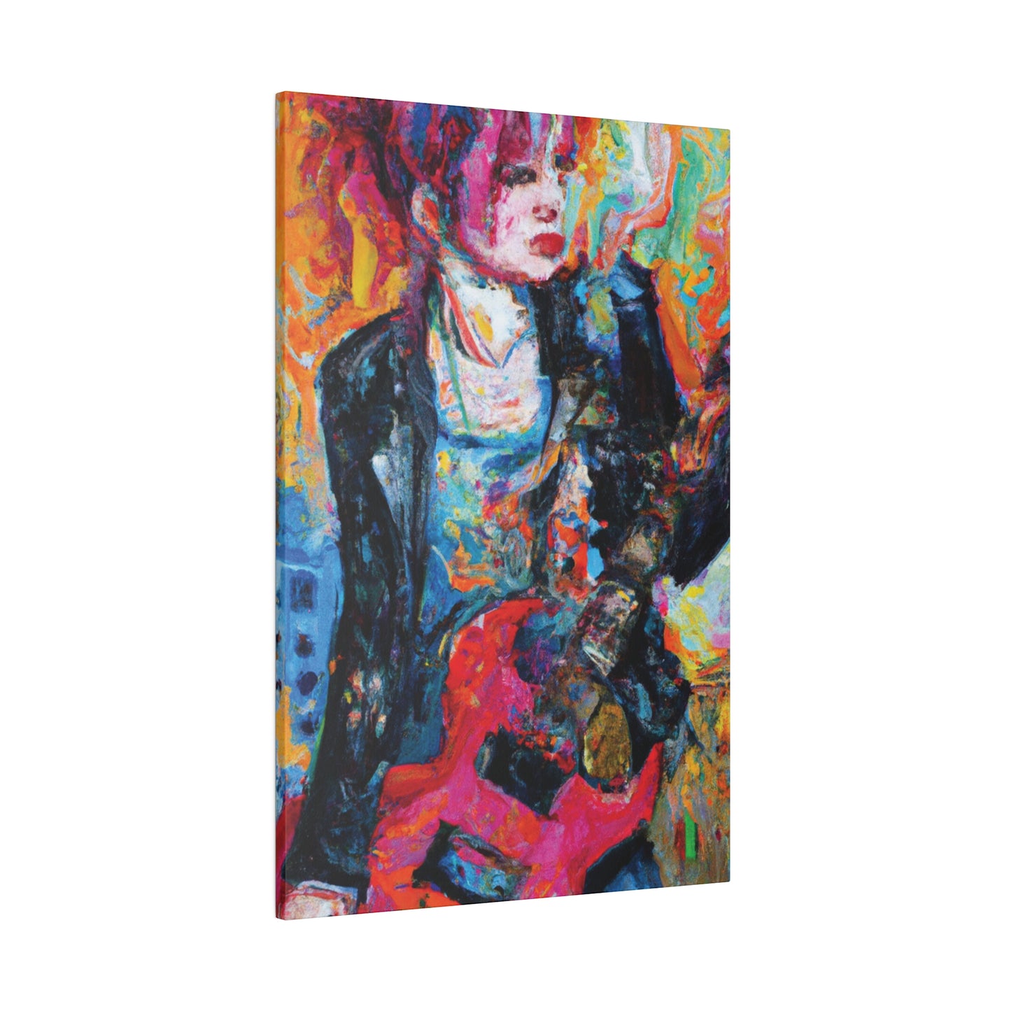 6278X - Rockstar Oil Painting Style Print | Poster | Home Decor | Wall Art | Music Art | Canvas