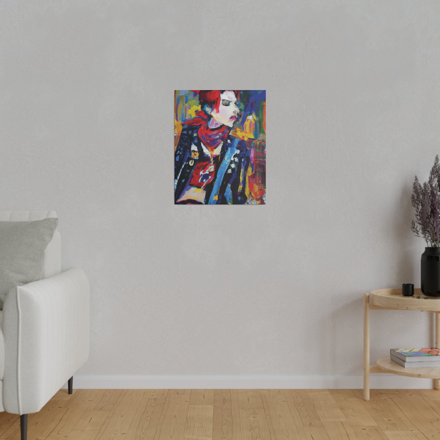 8996X - Rockstar Oil Painting Style Print | Poster | Home Decor | Wall Art | Music Art | Canvas