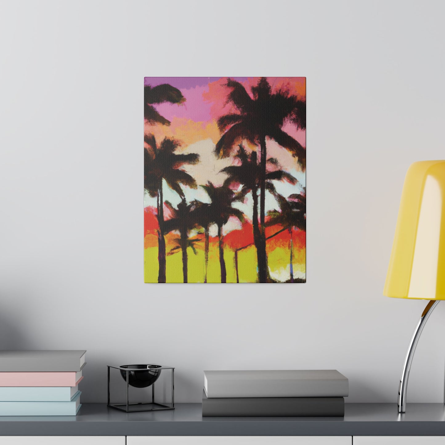 2187U - Miami Beach Sunset Painting Print | Miami | Beach | Sunset | Poster | Home Decor | Wall Art | Canvas