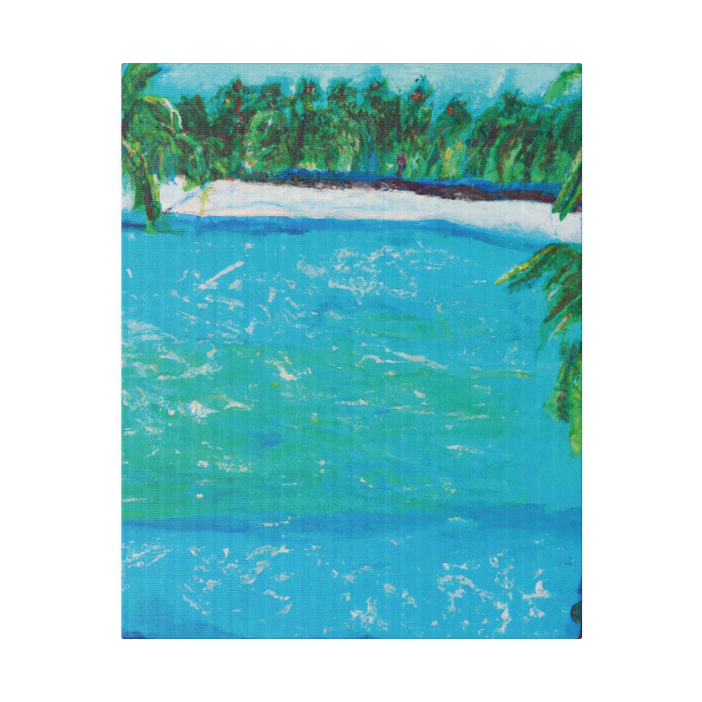 3234T - Bahamas Ocean Painting Print | Bahamas | Ocean | Beach | Poster | Home Decor | Wall Art | Canvas