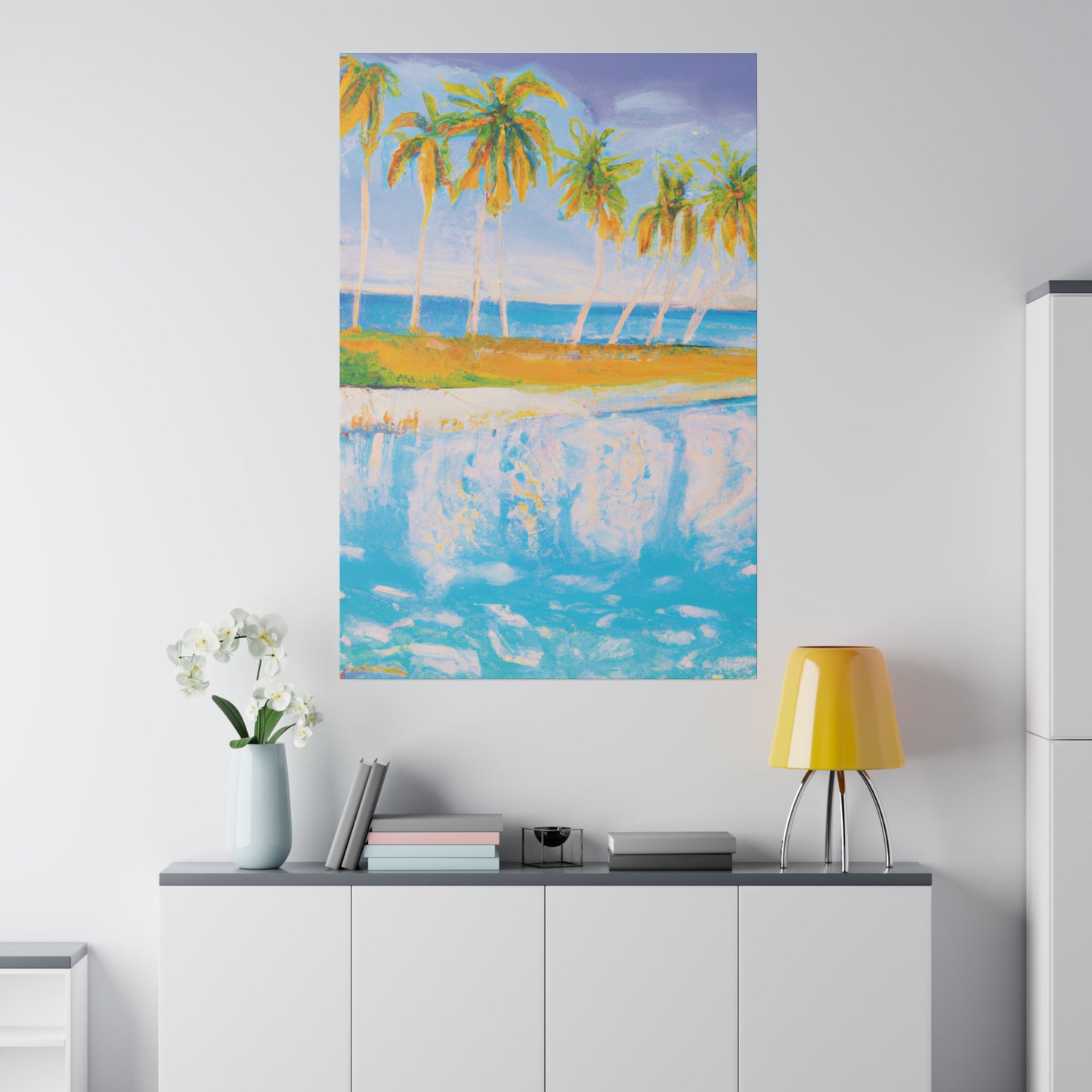 4904O - Bahamas Ocean Painting Print | Bahamas | Ocean | Beach | Poster | Home Decor | Wall Art | Canvas