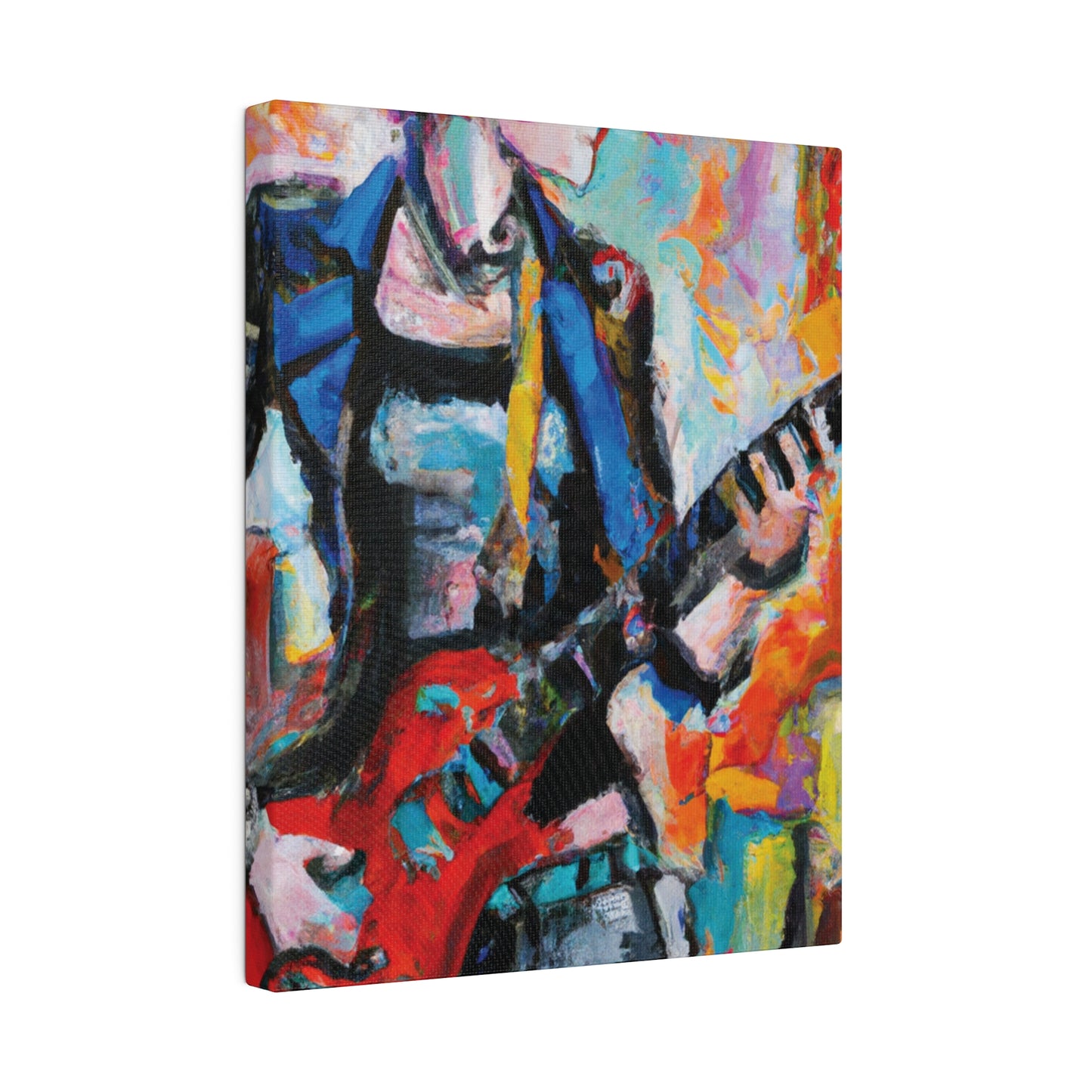 3278V - Rockstar Oil Painting Style Print | Poster | Home Decor | Wall Art | Music Art | Canvas