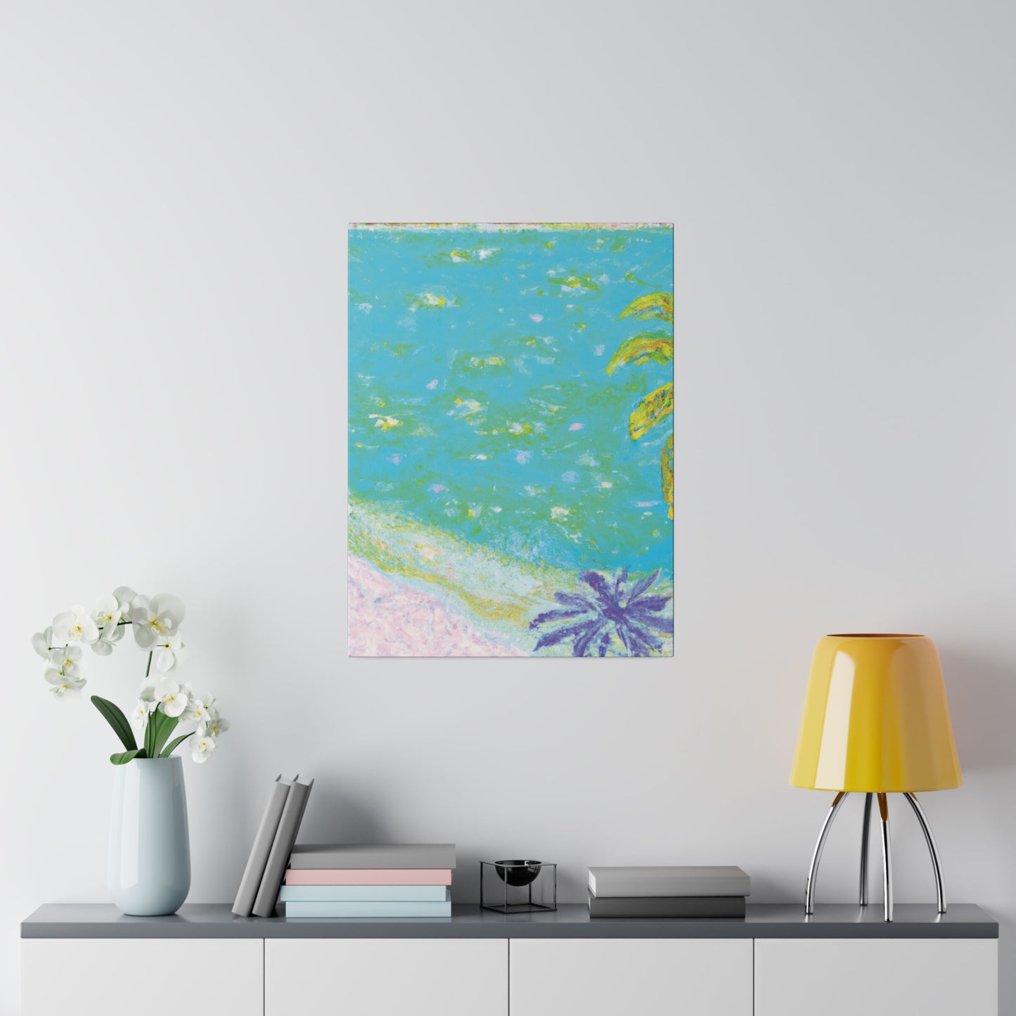 5254Q - Bahamas Ocean Painting Print | Bahamas | Ocean | Beach | Poster | Home Decor | Wall Art | Canvas