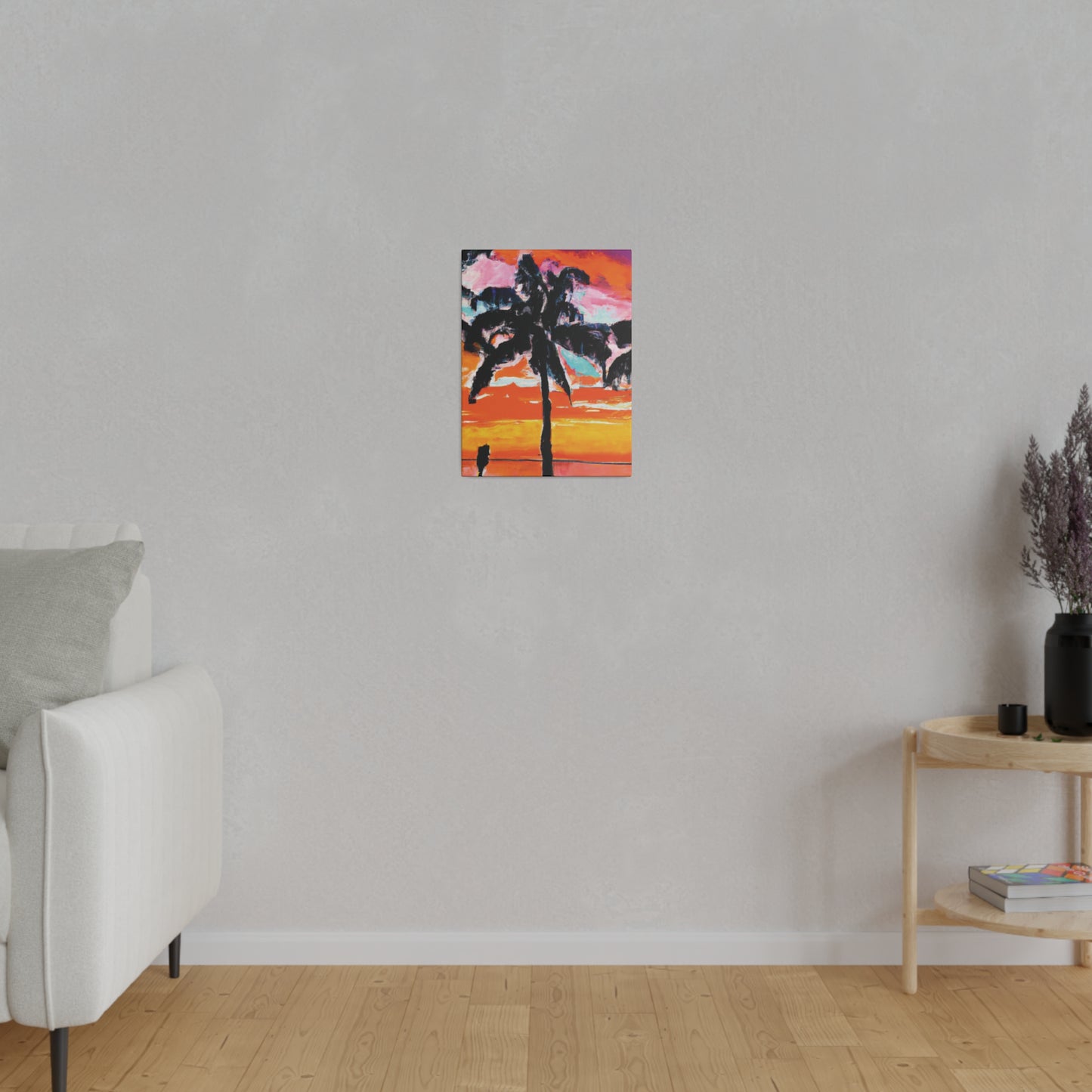 8371S - Miami Beach Sunset Painting Print | Miami | Beach | Sunset | Poster | Home Decor | Wall Art | Canvas