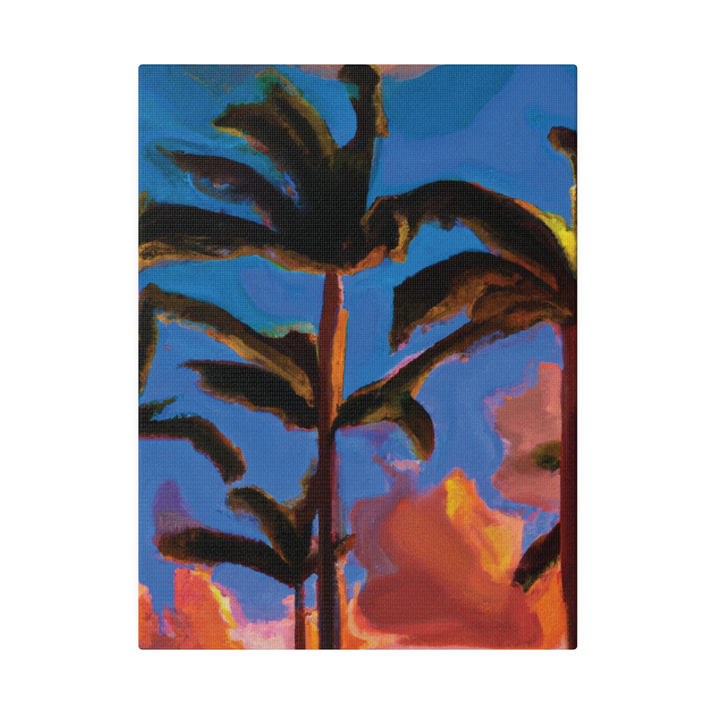 4464U - Miami Beach Sunset Painting Print | Miami | Beach | Sunset | Poster | Home Decor | Wall Art | Canvas