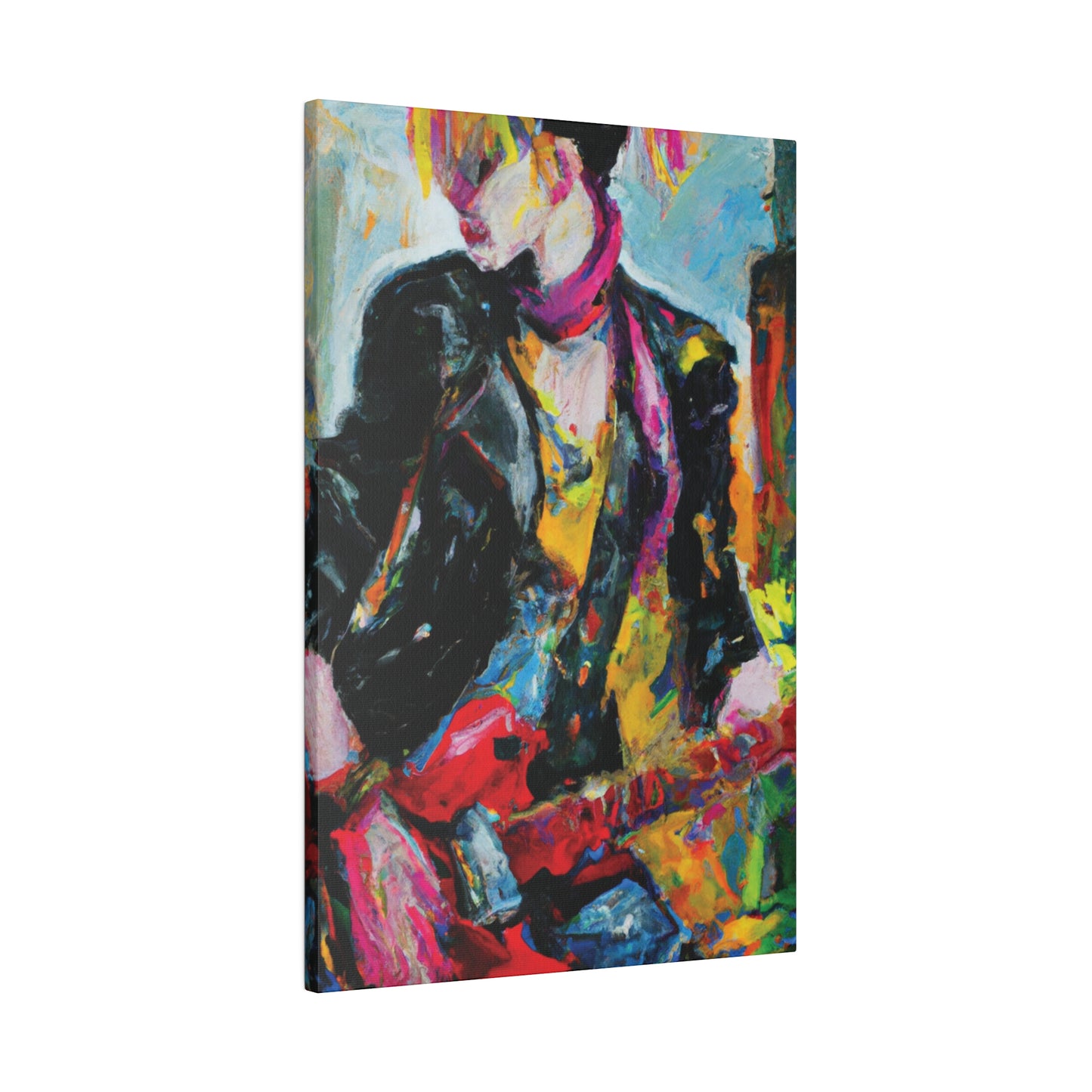 8178F - Rockstar Oil Painting Style Print | Poster | Home Decor | Wall Art | Music Art | Canvas