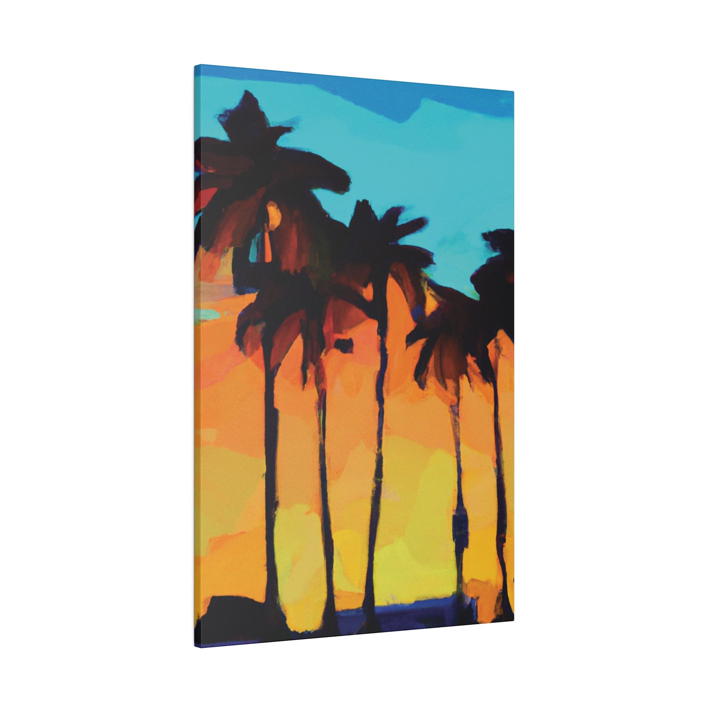 3606O - Miami Beach Sunset Painting Print | Miami | Beach | Sunset | Poster | Home Decor | Wall Art | Canvas