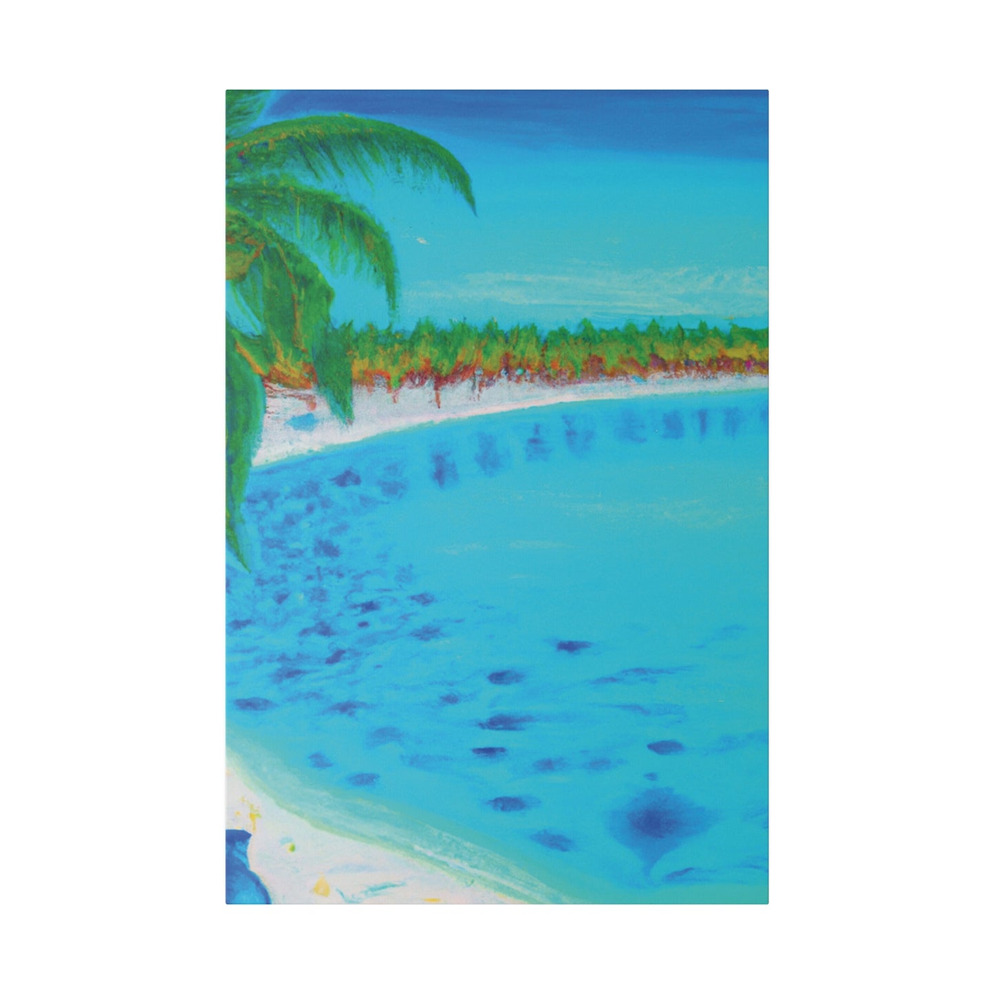 9677R - Bahamas Ocean Painting Print | Bahamas | Ocean | Beach | Poster | Home Decor | Wall Art | Canvas