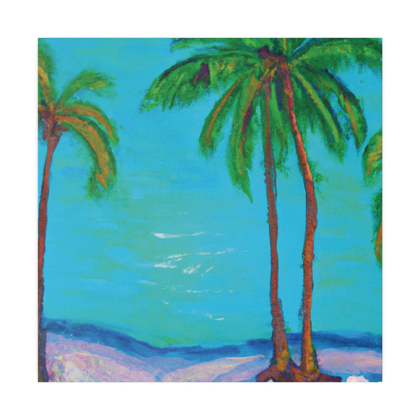 5029K - Bahamas Ocean Painting Print | Bahamas | Ocean | Beach | Poster | Home Decor | Wall Art | Canvas