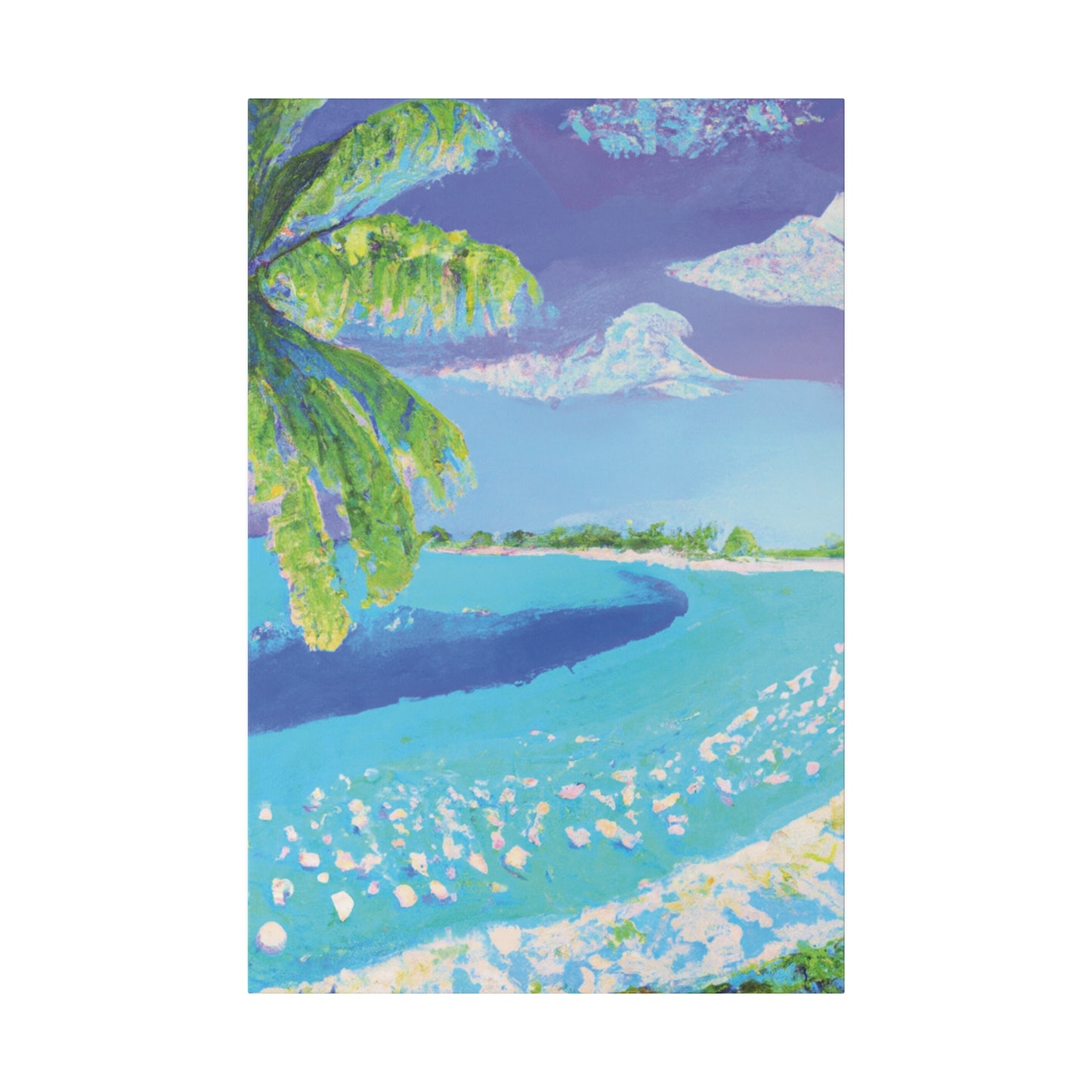 9792F - Bahamas Ocean Painting Print | Bahamas | Ocean | Beach | Poster | Home Decor | Wall Art | Canvas