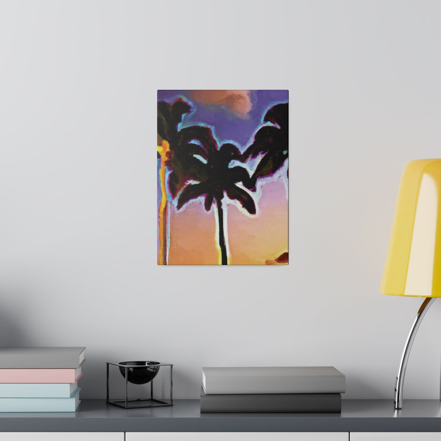 9603V - Miami Beach Sunset Painting Print | Miami | Beach | Sunset | Poster | Home Decor | Wall Art | Canvas