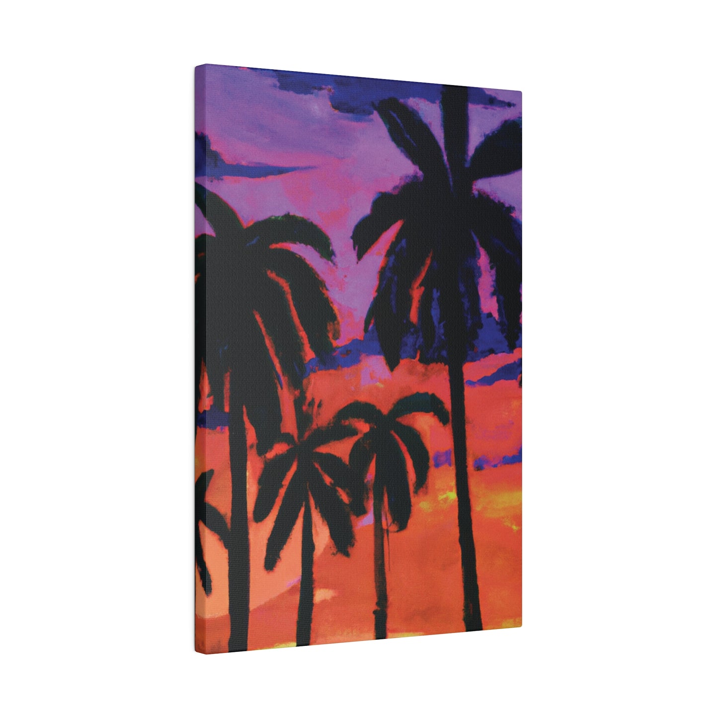 8314G - Miami Beach Sunset Painting Print | Miami | Beach | Sunset | Poster | Home Decor | Wall Art | Canvas