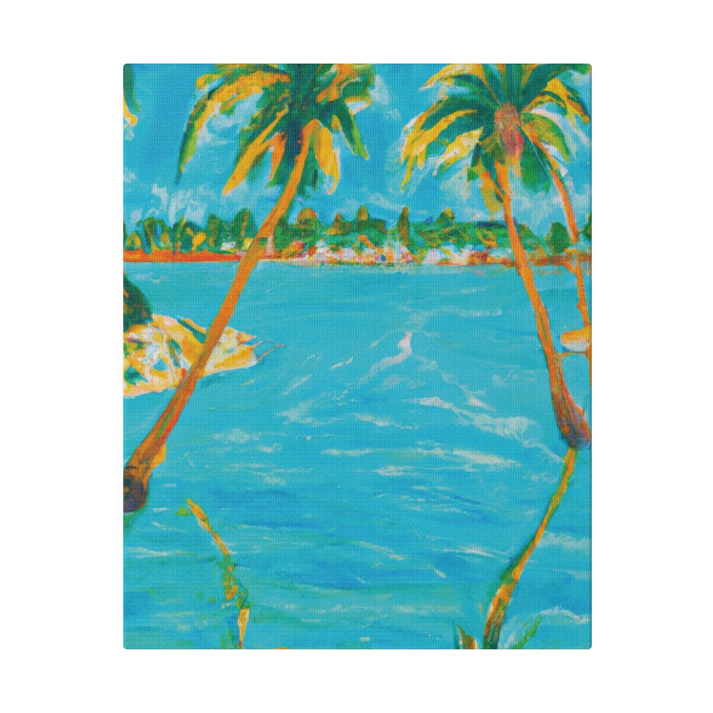 4338G - Bahamas Ocean Painting Print | Bahamas | Ocean | Beach | Poster | Home Decor | Wall Art | Canvas