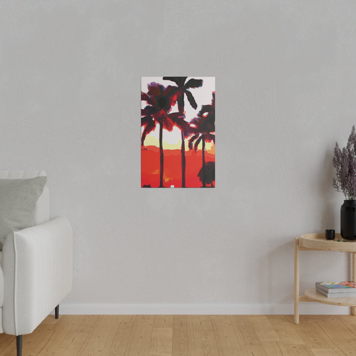 6831K - Miami Beach Sunset Painting Print | Miami | Beach | Sunset | Poster | Home Decor | Wall Art | Canvas