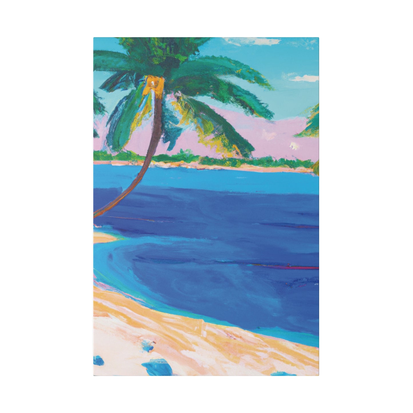 4782F - Bahamas Ocean Painting Print | Bahamas | Ocean | Beach | Poster | Home Decor | Wall Art | Canvas