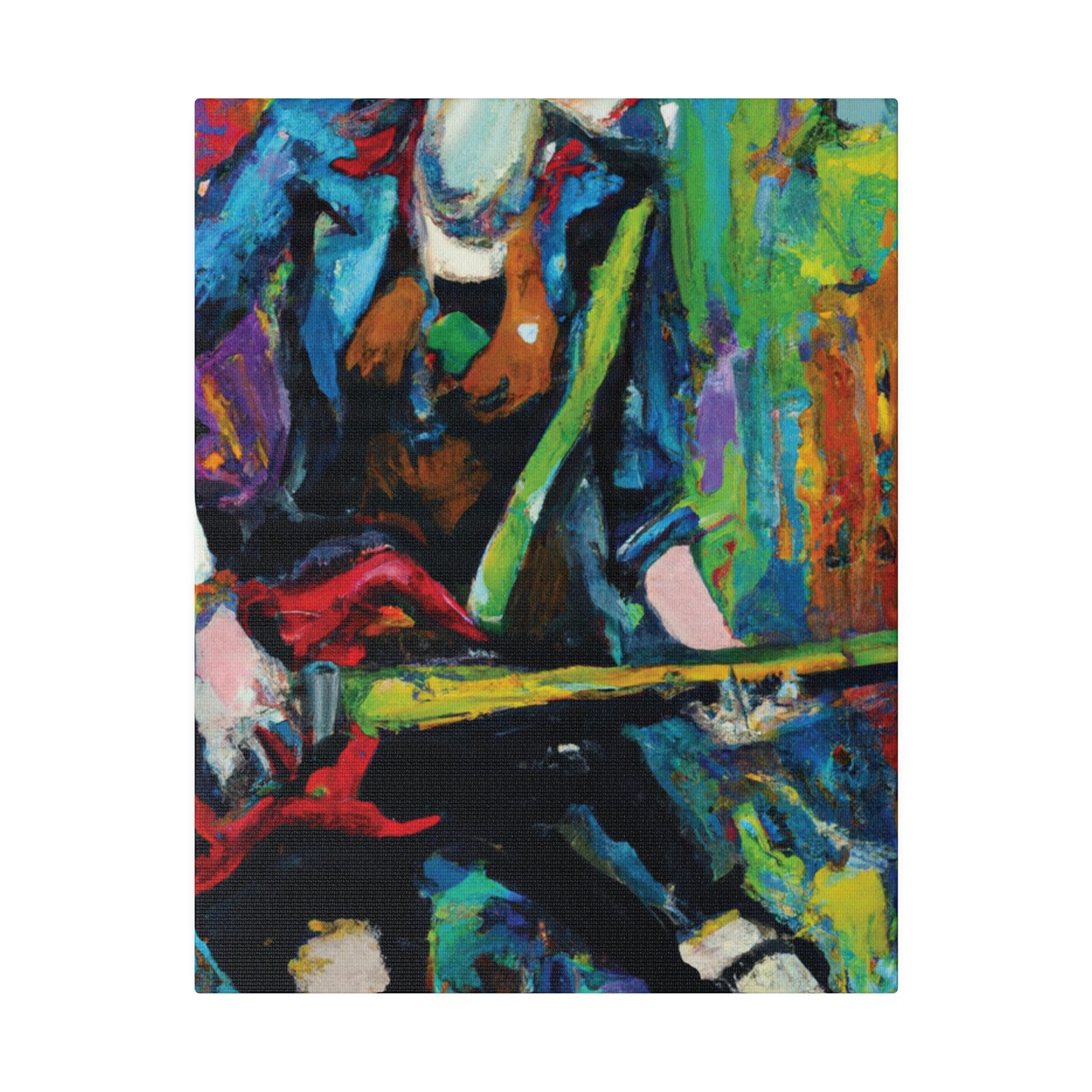 2285H - Rockstar Oil Painting Style Print | Poster | Home Decor | Wall Art | Music Art | Canvas