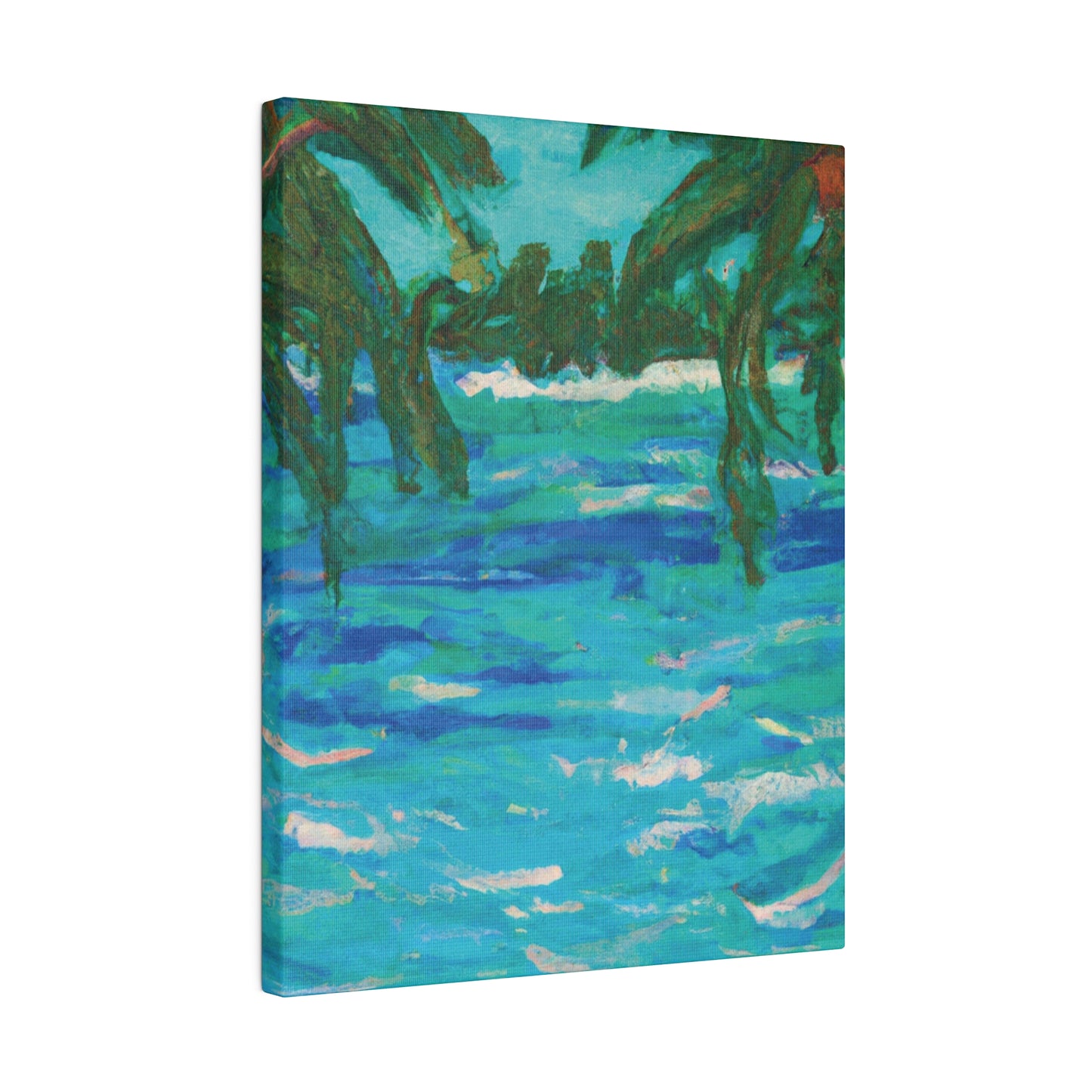 7482U - Bahamas Ocean Painting Print | Bahamas | Ocean | Beach | Poster | Home Decor | Wall Art | Canvas