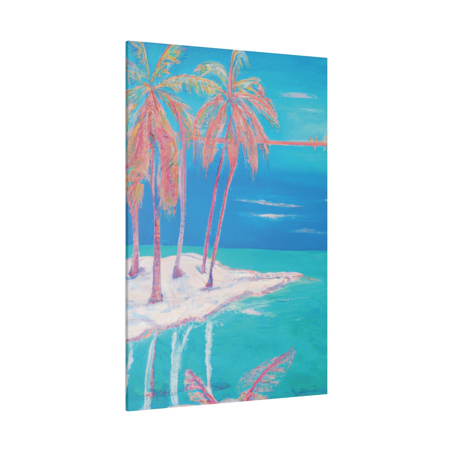 3162K - Bahamas Ocean Painting Print | Bahamas | Ocean | Beach | Poster | Home Decor | Wall Art | Canvas