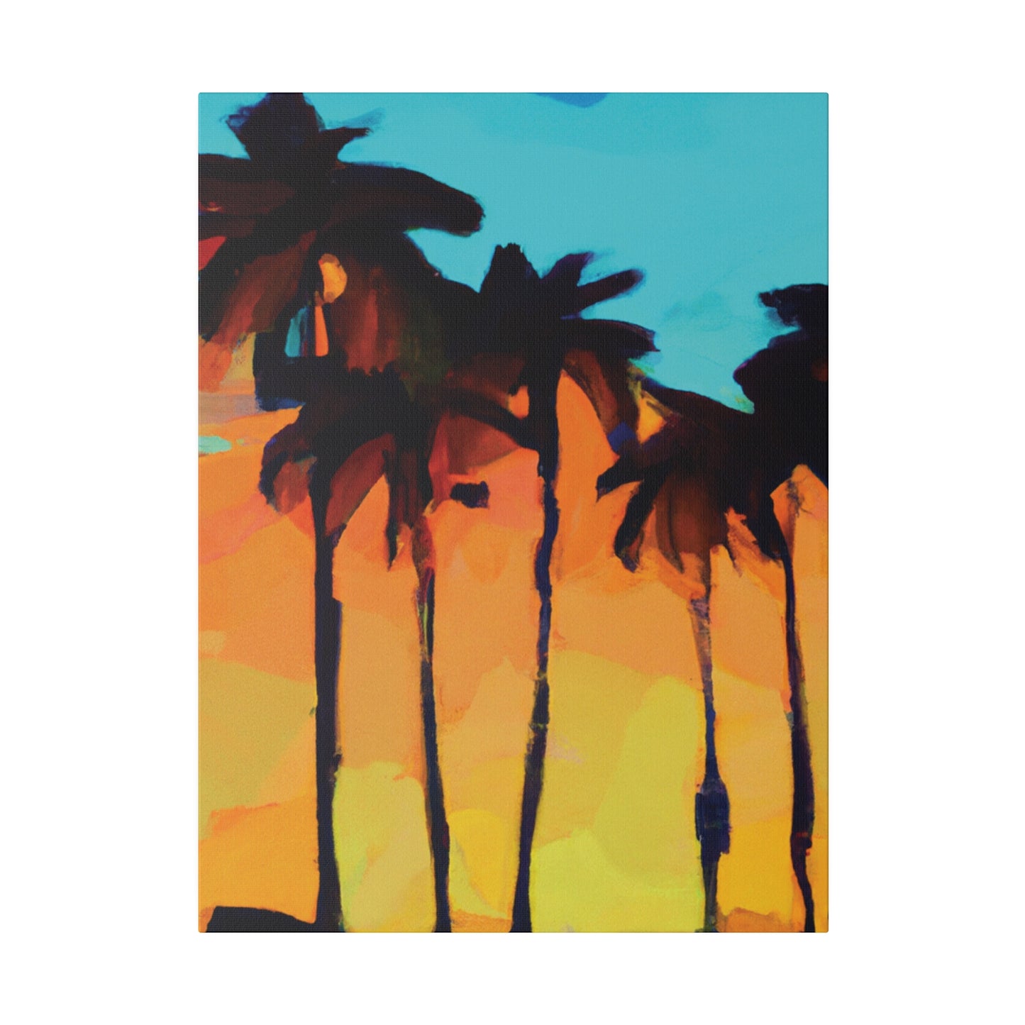 3606O - Miami Beach Sunset Painting Print | Miami | Beach | Sunset | Poster | Home Decor | Wall Art | Canvas