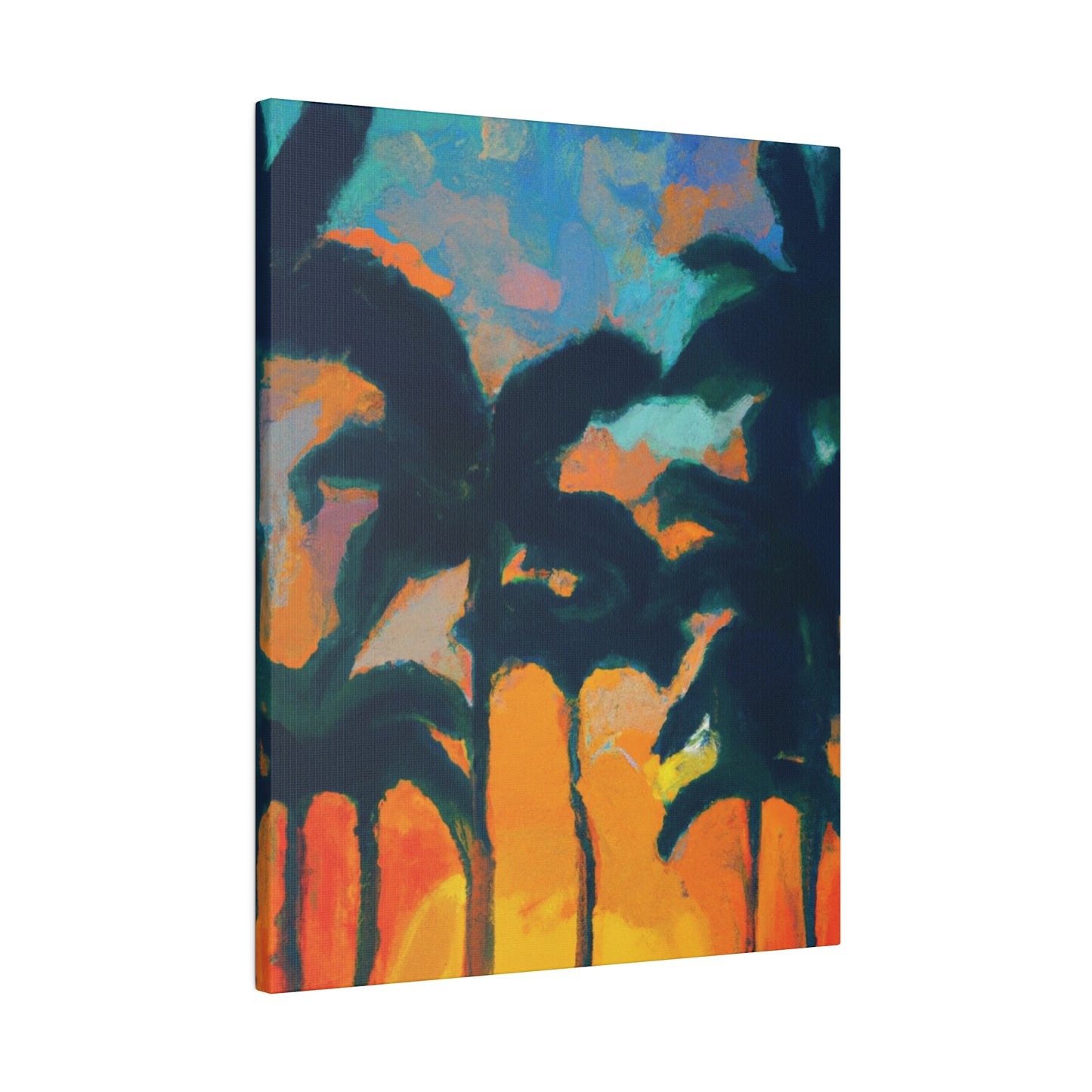6877B - Miami Beach Sunset Painting Print | Miami | Beach | Sunset | Poster | Home Decor | Wall Art | Canvas