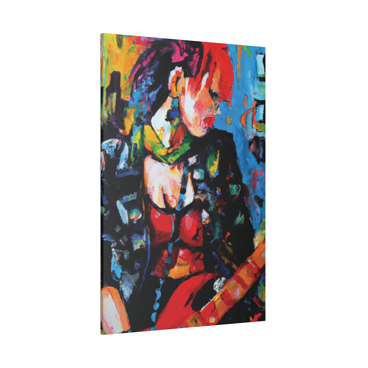 9602B - Rockstar Oil Painting Style Print | Poster | Home Decor | Wall Art | Music Art | Canvas