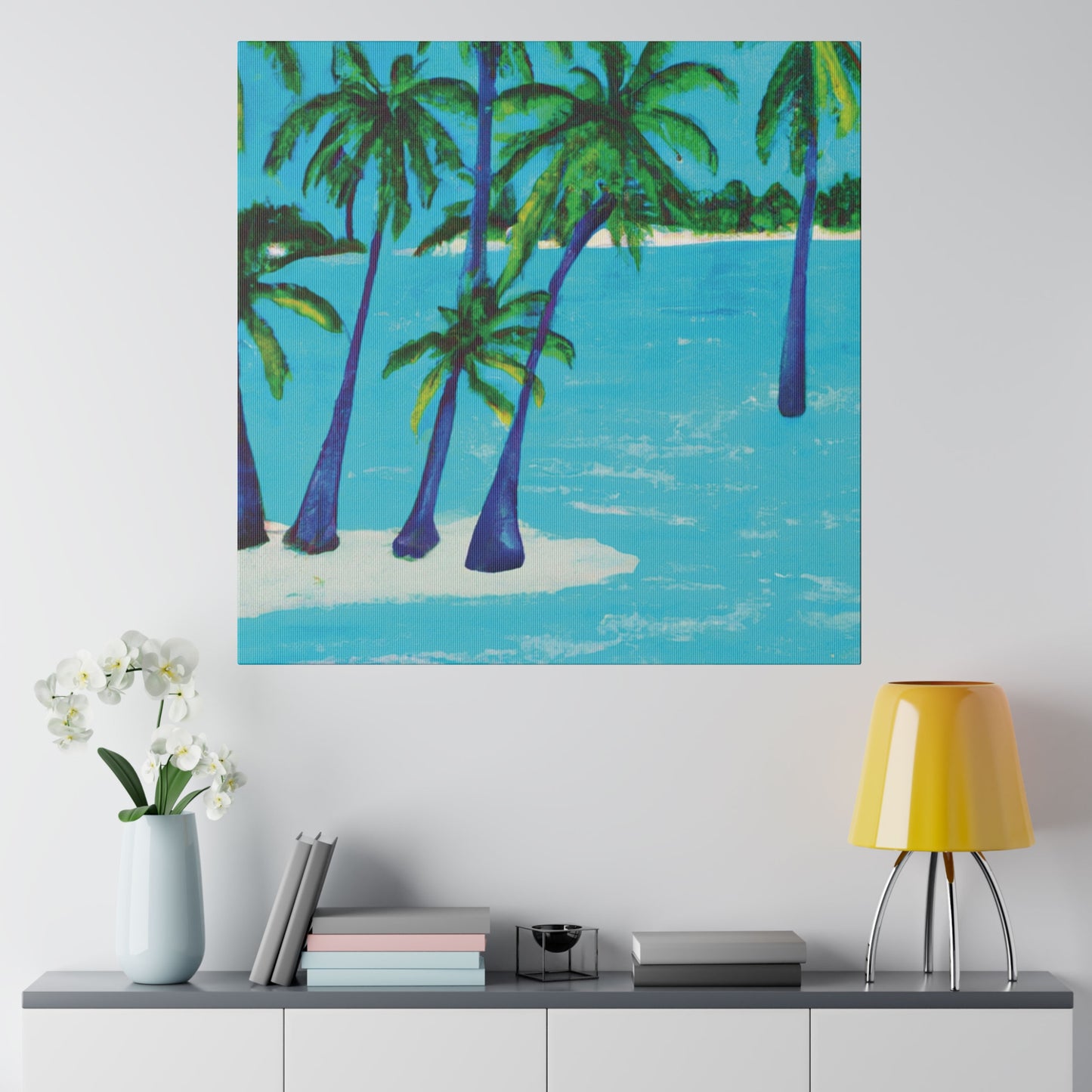 2486G - Bahamas Ocean Painting Print | Bahamas | Ocean | Beach | Poster | Home Decor | Wall Art | Canvas