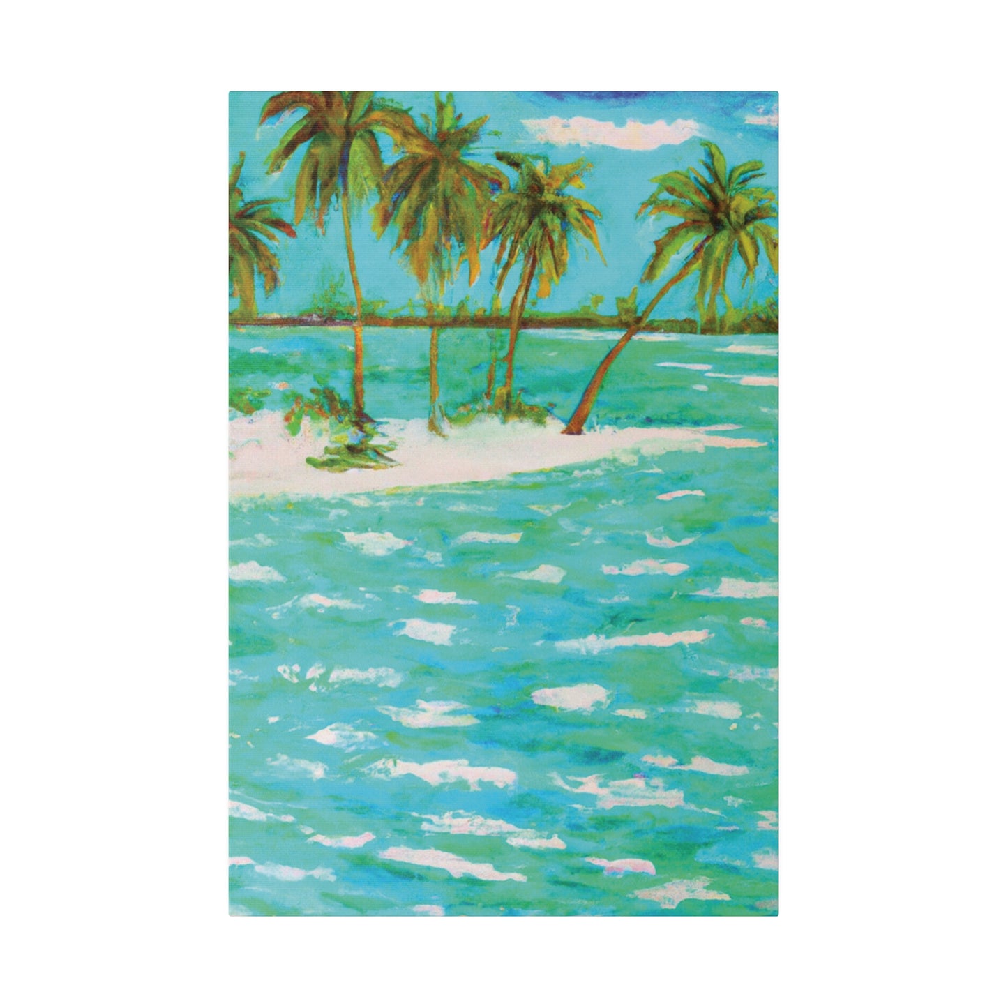 1193C - Bahamas Ocean Painting Print | Bahamas | Ocean | Beach | Poster | Home Decor | Wall Art | Canvas